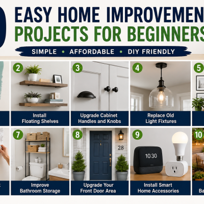 10 Easy Home Improvement Projects for Beginners